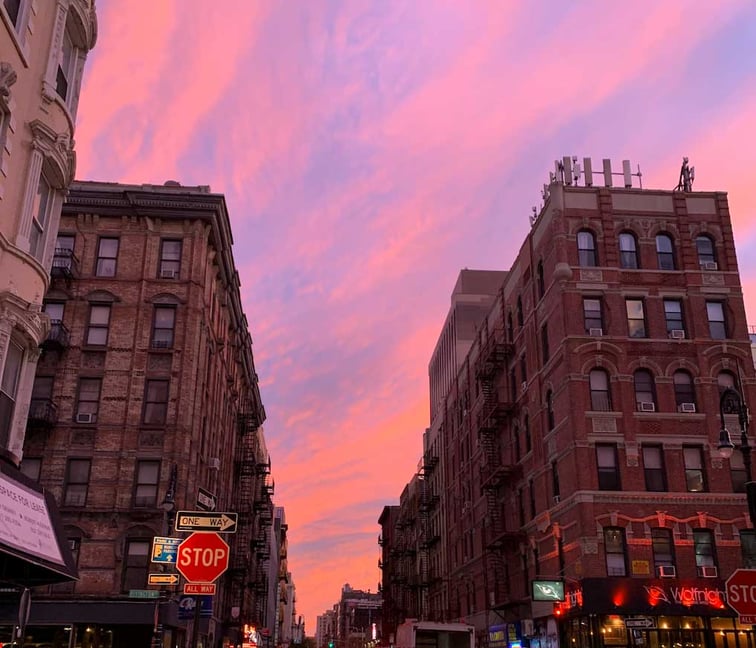 building-sunset